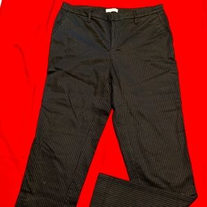 Striped dress pants